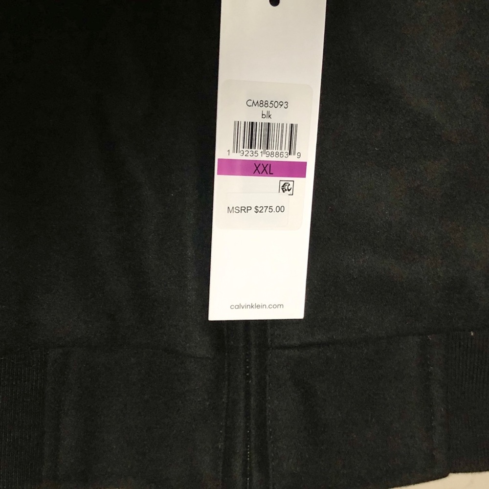Calvin Klein full zip wool bomber jacket c… - Picture 5 of 8